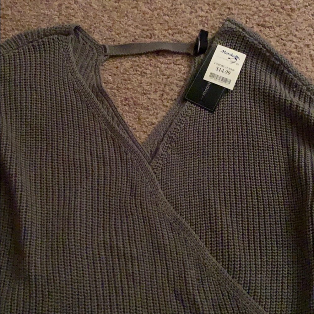 Olive green sweater